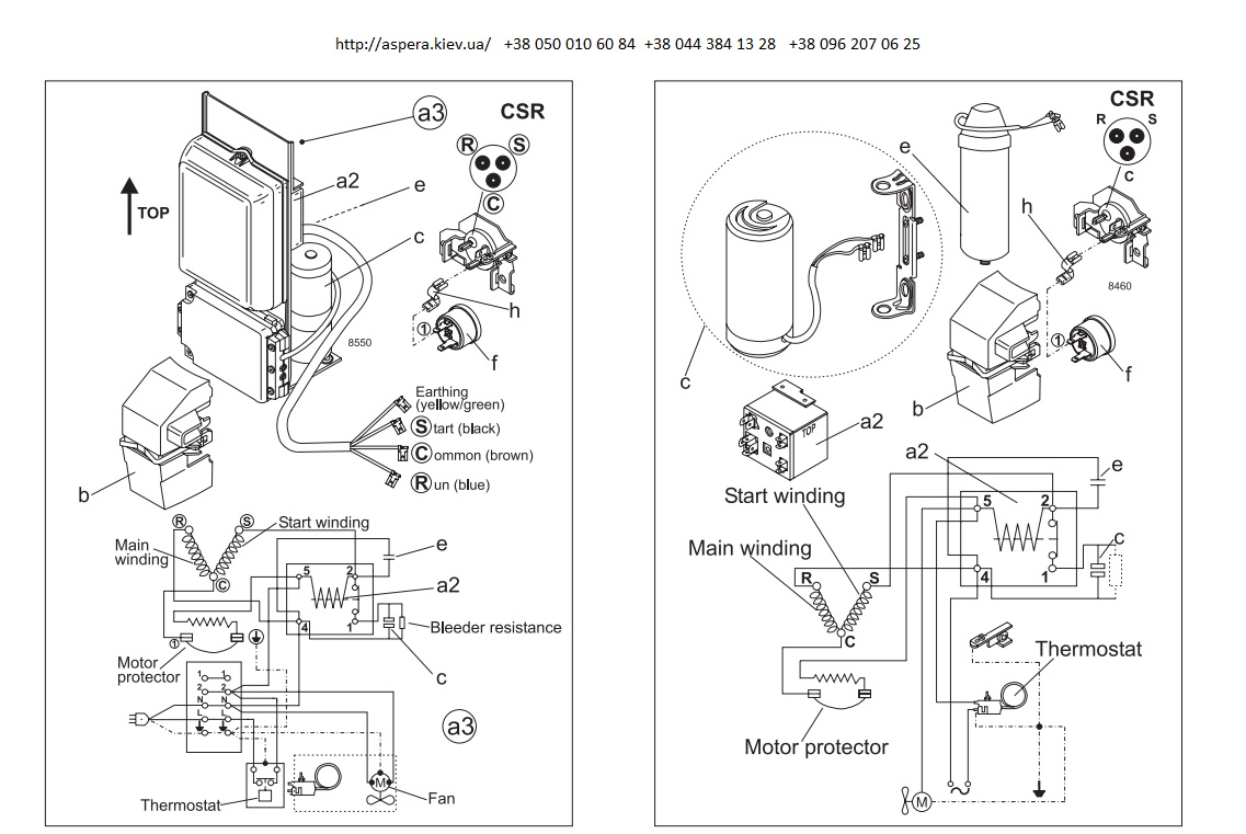 sxema podklyucheniya Danfoss secop GS26MLX