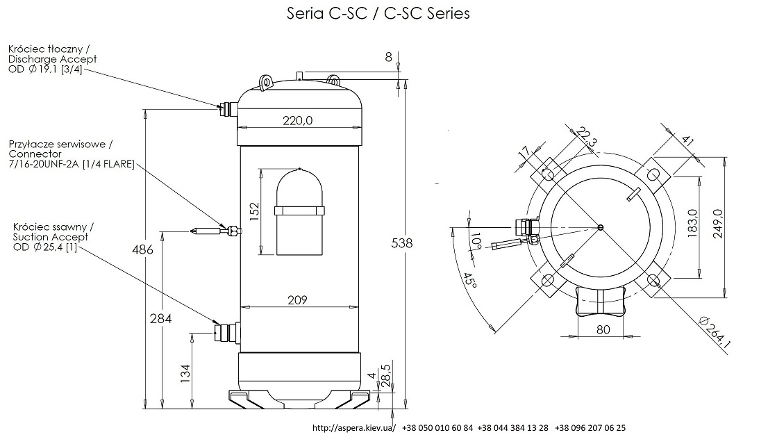 kompressor sanyo panasonic C SCN903H8G draw