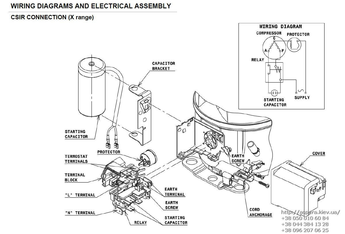sxema podklyucheniya Cubigel Electrolux ACC GX18TB