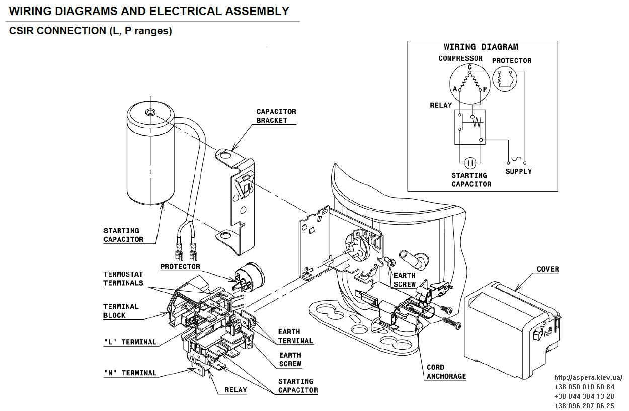 sxema podklyucheniya Cubigel Electrolux ACC ML45FB