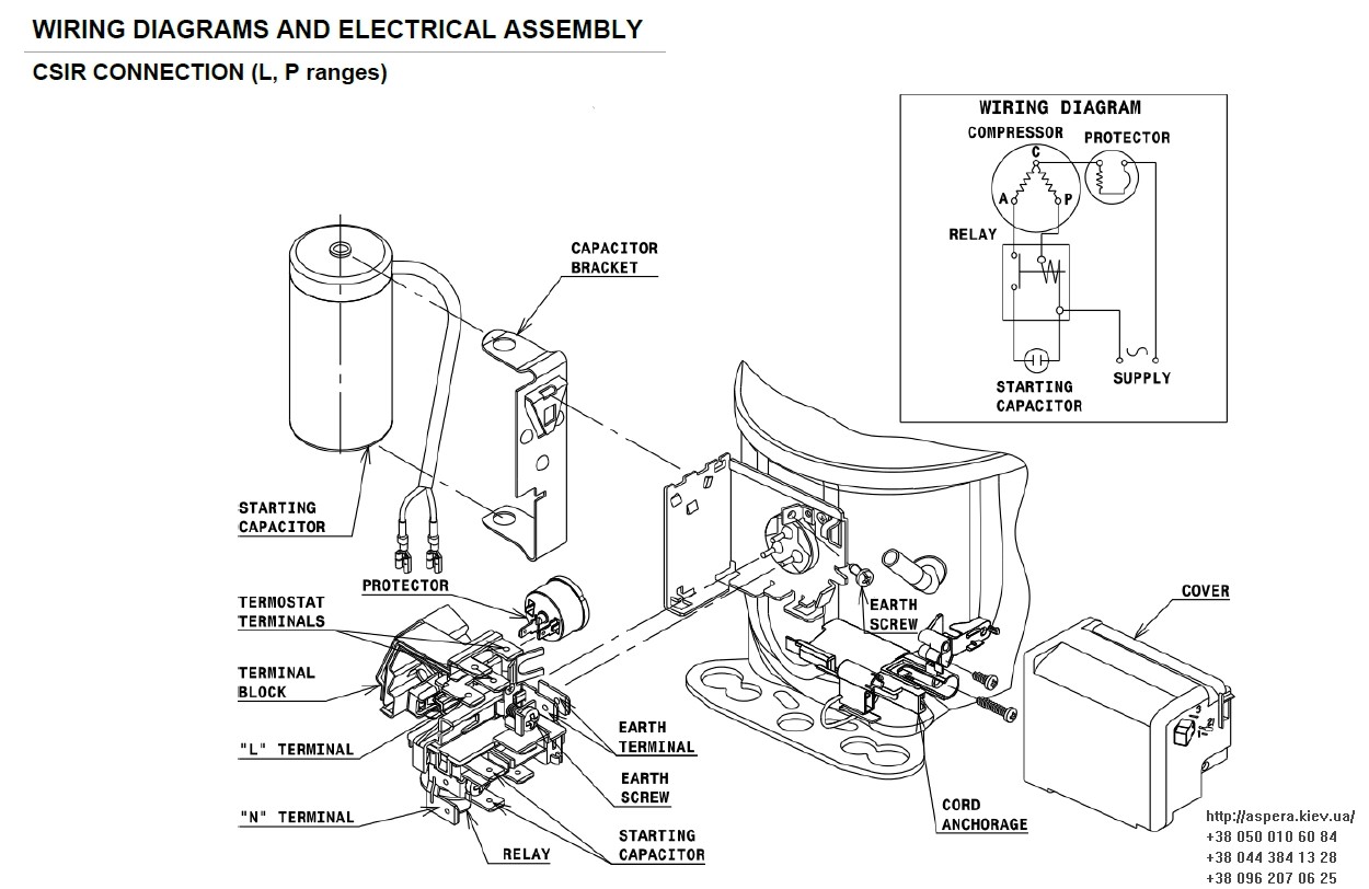 sxema podklyucheniya Cubigel Electrolux ACC ML90FB