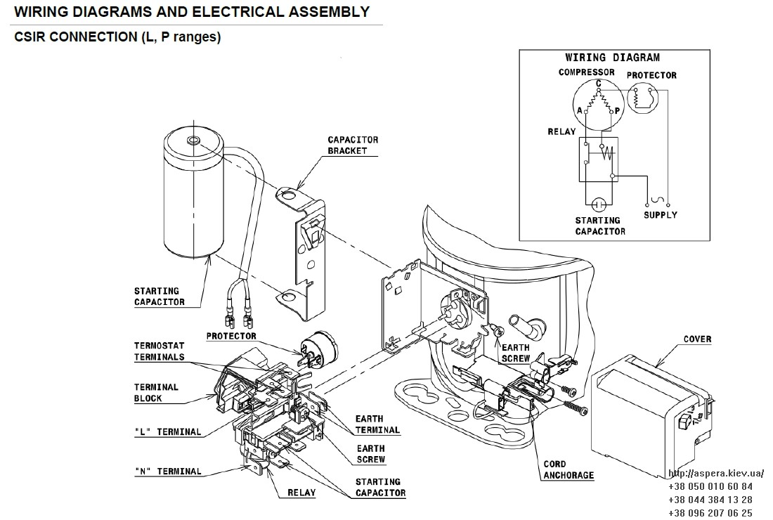 sxema podklyucheniya Cubigel Electrolux ACC MP12FB