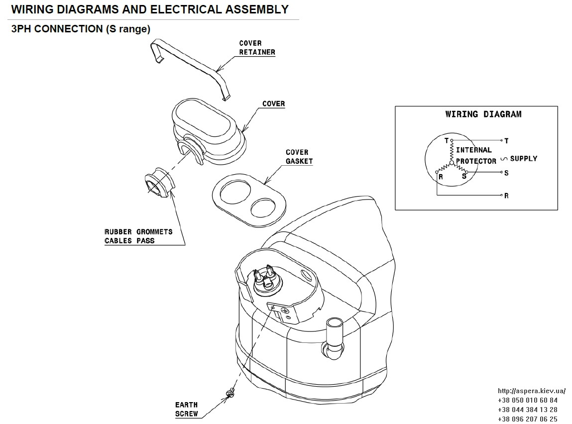 sxema podklyucheniya Cubigel Electrolux ACC MS26T3 V