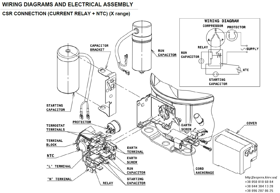 sxema podklyucheniya Cubigel Electrolux ACC MX16TBa