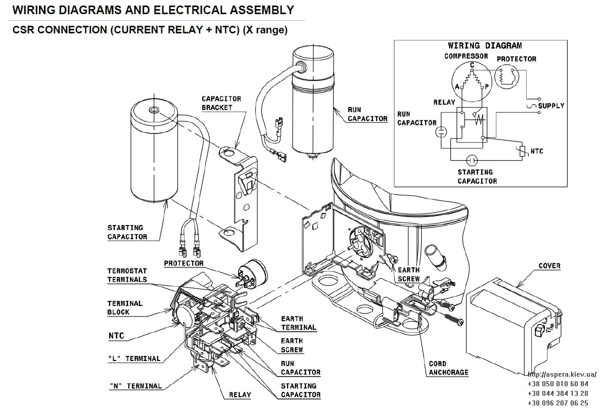 sxema podklyucheniya Cubigel Electrolux ACC MX21TBa
